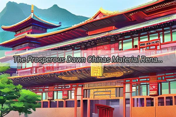 The Prosperous Dawn Chinas Material Renaissance Unveiled